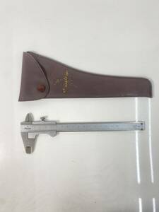 75a LPL Mitutoyo/mitsutoyo vernier calipers 15cm soft case attaching M type standard measurement supplies measurement supplies * chronicle name equipped * present condition goods 