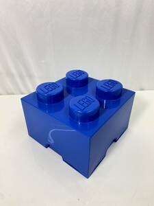 88a 80 LEGO/ Lego storage box storage case storage box storage box blue blue * present condition goods 
