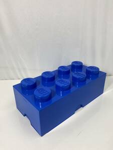 94a 100 LEGO/レゴ 収納ボックス 収納ケース 収納箱 ストレージボックス 青 ブルー ※欠けあり ※現状品