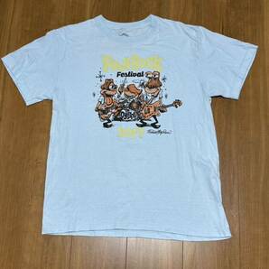 USED フジロック2017 ラインナップTシャツ サイズM ライトブルー　gorillaz major lazer radwimps fuji rock