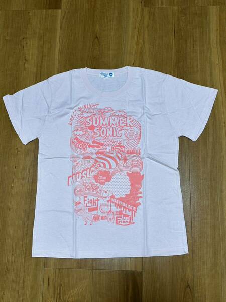 新品 summer sonic 2011 Tシャツ 淡いピンク　サマソニ