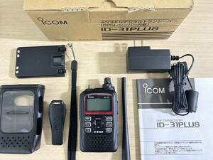 ● ICOM ID-31PLUS （赤）最新ファーム更新済　美品 使用頻度少 ●