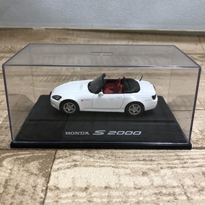 エブロ ホンダ S2000 1/43 ミニカー ホワイト 中古品