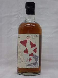 古酒　未開栓　Ichiro's Malt CARD　イチローズモルト　カード　Six of Hearts　シックス・オブ・ハーツ　1991-2012　57.9％　700ml