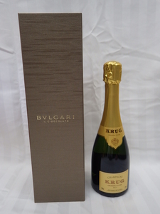 古酒　未開栓　BVLGARI　IL CIOCCOLATO　Gift Box Krug　シャンパン　KRUG GRANDE CUVEE　12％　375ml