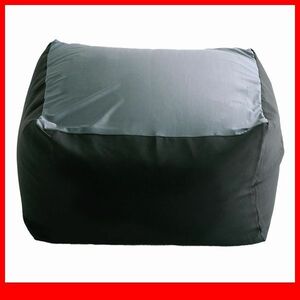 подушка * стильный Cube type бисер подушка XL размер / сделано в Японии ... покрытие ткань / диван стул табурет / темный цвет / черный /a1
