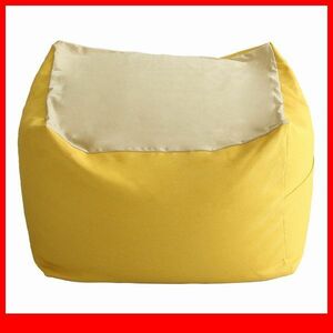  подушка * модный . симпатичный Cube type бисер подушка L размер / сделано в Японии ... покрытие ткань / диван стул табурет / желтый /a7