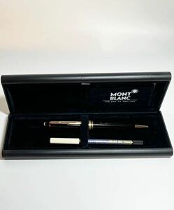 モンブラン MONTBLANC ボールペン マイスター　ケース付 筆記用具 ブラック 替え芯付き　名入れあり