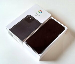  ☆ Google Pixel 4a (5G) 128GB SIMフリー　極美品　ジャストブラック 