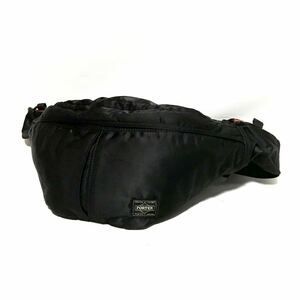 未使用/PORTER/TANKER/WAIST BAG /Black/ポーター/吉田カバン/タンカー/ウエストバッグ/ブラック/黒/MA-1/ミリタリー/ボディバッグ