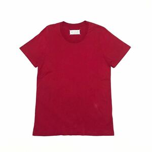 MAISON MARTIN MARGIELA/10/Crew Neck Short Sleeve Tee/S30GC0504/Red/44/Cotton 100%/メゾンマルタンマルジェラ/半袖Tシャツ/無地/レッド