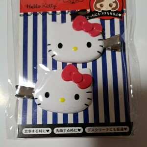 * Sanrio * Hello Kitty передний . зажим (2 штук входит )