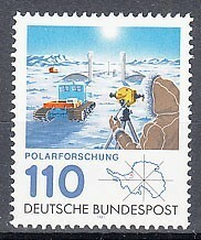 西ドイツ 1981年未使用NH 極地探査#1100