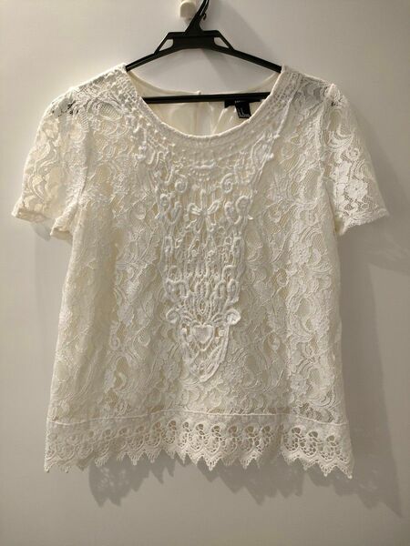 Forever21 レースカットソー