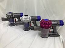 dyson コードレスクリーナーSV14 SV12 HH08 SV07 型番不明　本体のみ　ジャンク品5台セット_画像4