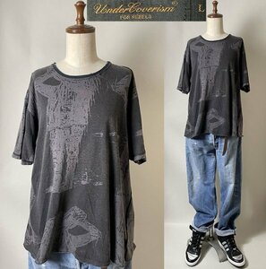 ★【国内正規品 初期 傑作アーカイブ】03SS scab期 スキャブ期 瘡蓋 UNDERCOVER アンダーカバー Tシャツ 半袖 サイズ L ブラック系