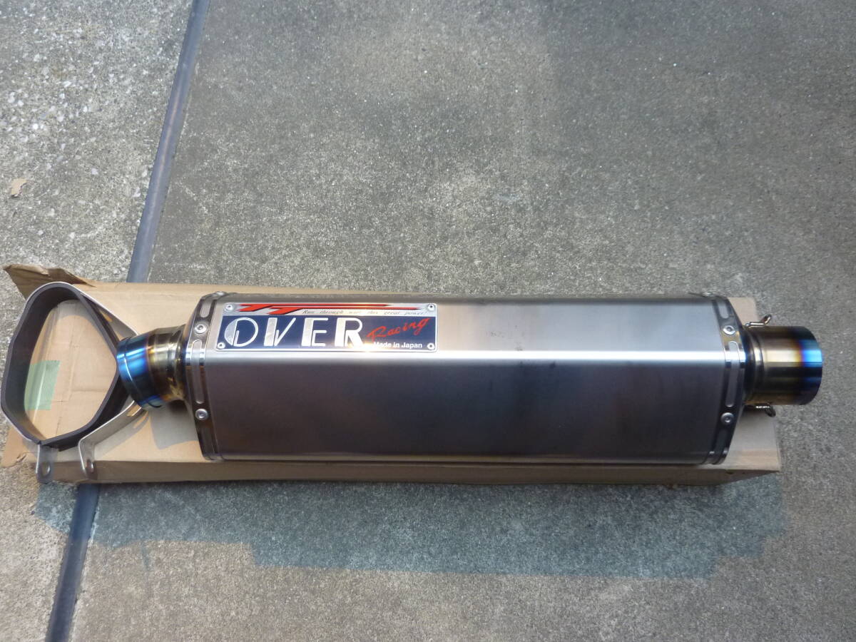 2輪 OVER リペアサイレンサー A-5 500 オーバルチタン R 40-99-75 JAN:4539770080562 Repair Silencer Oval Titanium 2輪 OVER リペアサイレンサー A-5 500 オーバルチタン R 40-99-75 JAN:4539770080562 Repair Silencer Oval Titanium