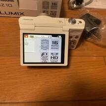 Panasonic LUMIX DMC-SZ10-W コンパクトデジタルカメラ 動作品_画像3