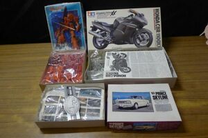 EE127 BANDAI/ARII/TAMIYA プラモ 3点まとめて MARASAI/63,PRINCE/CBR1100XX おもちゃ DIY 趣味 コレクション 訳あり/100