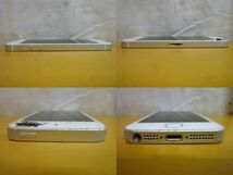 AA186 Apple iPhone(5s)アイフォーン ファイブエス2点まとめて A1453 シルバー 2013年製/60_画像7