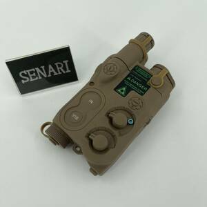 S-1311/送料無料/サバゲー/　NEW!　艶消しタイプ　PEQ-16　ダミー　バッテリーケース　外付け　外部バッテリー　/　タンカラー