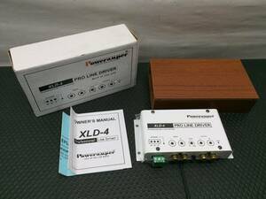 B 【カーオーディオ/ラインドライバー】 未使用 PowerAmper XLD-4 ProLineDriver