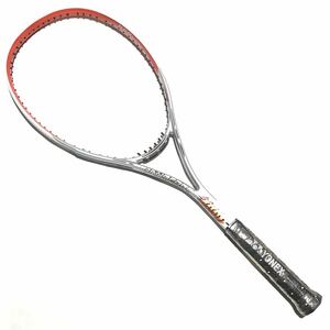 【1円スタート】★新品☆ラケット★ ソフトテニス YONEX ヨネックス ナノフォース400V【NF400V】UXL-1 シルバー×オレンジ フレームのみ