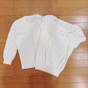 ☆美品☆Rue de B アンサンブル綿ニット