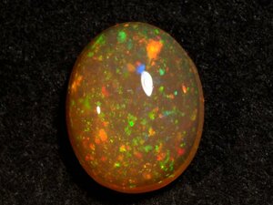 未使用デッドストック 天然メキシコオパール ルース 1.461 ct、ケース入り