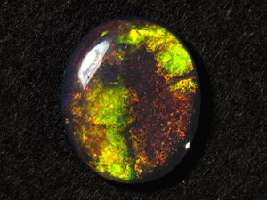  unused natural black opal loose 0.941 ct,so-ting attaching, in the case 