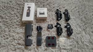 ■DJI Pocket 2 ワイヤレスモジュール アクセサリーセット■3軸ジンバルカメラ 4Kビデオカメラ osmo【中古】