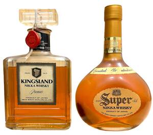 【未開栓】NIKKA WHISKY　ニッカウヰスキー　NIKKA KINGSLAND/NIKKA SUPER　RARE　OLD レアオールド　現物品