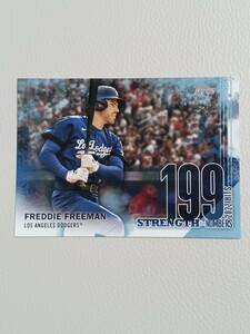 MLB 2023 TOPPS JAPAN EDITION フリーマン FREEMAN STATISTICAL STANDOUTS インサート STRENGTH IN NUMBERS