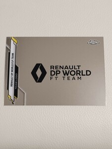 2020 TOPPS CHROME FORMULA 1 ルノー RENAULT ベース チームロゴ #116