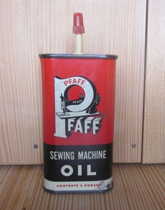 ヴィンテージ PFAFF ミシン ハンディー ３オンス オイル 缶 (SEWING MACHINE)OIL USA 