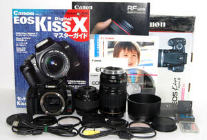 ◆初心者入門＆付属品多数◆ Canon キャノン EOS Kiss X 純正＆超