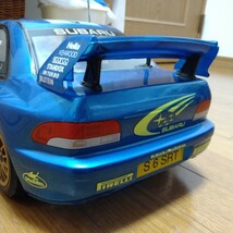 超希少美品！ タミヤ 1/8 TGX-Mk.1 4WD インプレッサWRX メカ付き_画像3