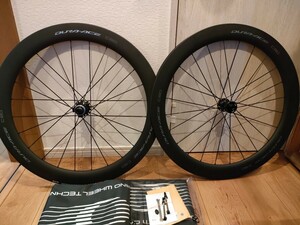 送料無料　使用5回美品　SHIMANO DURA-ACE WH-R9270-C60-HR-TL 前後セット　チューブレス カーボンホイールセット シマノ DISC　ディスク