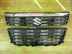 ★New vehicle外し!★ ＭK53S スペーシア custom Genuine フロントGrille 上下 2点 カメラ穴No 72111-79R5 71741-79R5　P3750