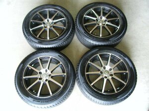 TOYO TRANPATH MPZ 2020年製 225/55R17 タイヤ アルミ 17×7J OFF53 PCD114.3-5H 4本セット P3787