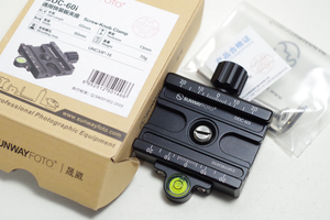 SUNWAYFOTO quick release clamp DDC-60i used postage included a LUKA Switzerland interchangeable 60mm