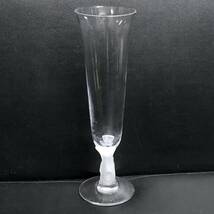 《置物》 花器「ガラス製：一輪挿し 花瓶 鳥のモチーフ」 高さ：約27.6cm フラワーベース インテリア・小物_画像5