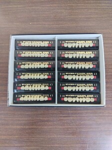 歯科技工　硬質レジン人工歯　山八　エフセラ　シンプラー臼歯 x 12枚