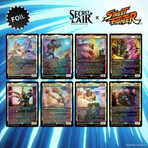 4BOXセット　MTG　Secret Lair「Secret Lair x Street Fighter Foil Edition」