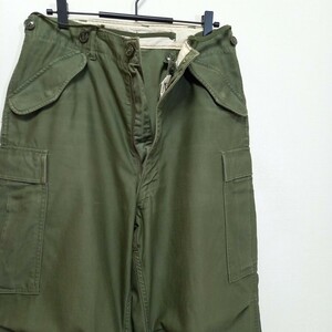 《希少サイズ / R-S》50s 米軍実物 US ARMY M51 フィールドパンツ ビンテージ 60s70s カーゴパンツ 米軍 ベイカーパンツ WW2 オリジナル 