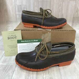 KZ1449★L.L.Bean : Bean Boots, Rubber Moccasins★US8★カーキ/ブラウン系 エルエルビーン ビーンブーツ ラバーモカシンシューズ