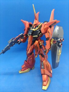 HG 1/144 バウ ガンプラ塗装済完成品　キャンディー塗装　説明書有　機動戦士ガンダムZZ