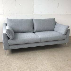 21■未使用 展示品 藤栄 FIS 2人掛けソファ M sofa W1750 脚 スチール 2Pソファ アームソファ 定12.5万 検)アクタス 北欧 カリモク 