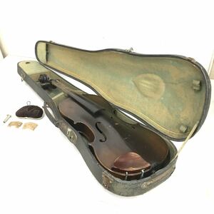 ★MASAKICHI SUZUKI バイオリン ハードケース付き 鈴木バイオリン 鈴木政吉 VINTAGE VIOLIN ビンテージ ジャンク 楽器 NO8 ★y24051604