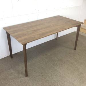 50■未使用 展示品 藤栄 FIS ダイニングテーブル SHIVA Dining Table ウォールナット 4人掛け テーブル 机 定10.9万 検)アクタス 北欧 